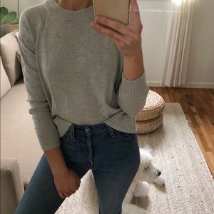 Everlane soft cotton crewneck sweater